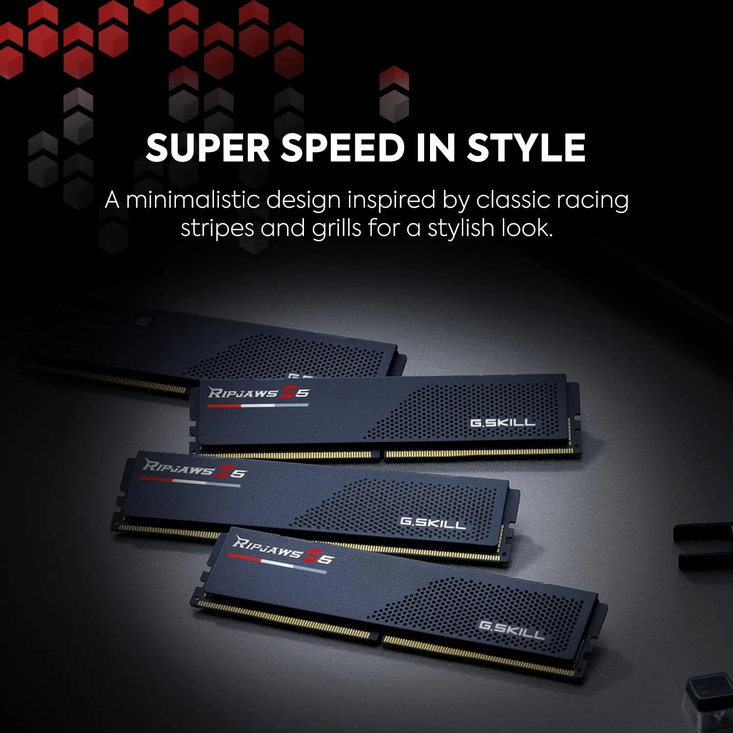 Gskill Desktop Ram 32GB DDR5 6000MHz Ripjaws s5 view 3